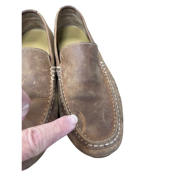 Cole Haan Mens Brown Leather Slip on Loafers Dress shoes Sz 10.5M SKU 9486 - Picture 14 of 16